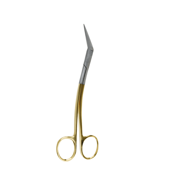 Surgical Gum Tissue Scissors Serrated T/C(Tungsten Carbide)- Locklin scissor 16.5Cm