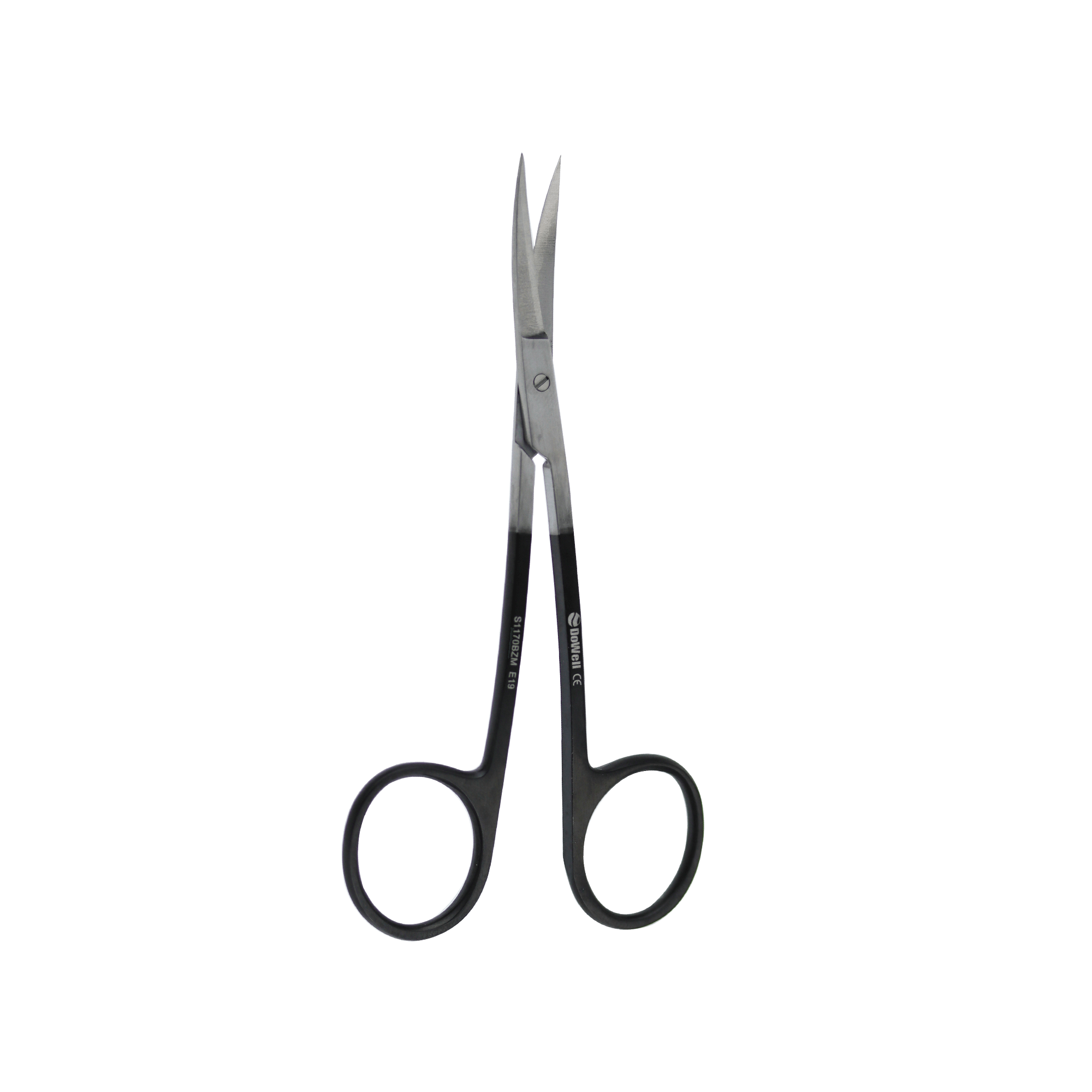 DR. ZIV MAZOR Gum Scissors LA GRANGE TC CVD 11.5CM - BLACK TITANIUM