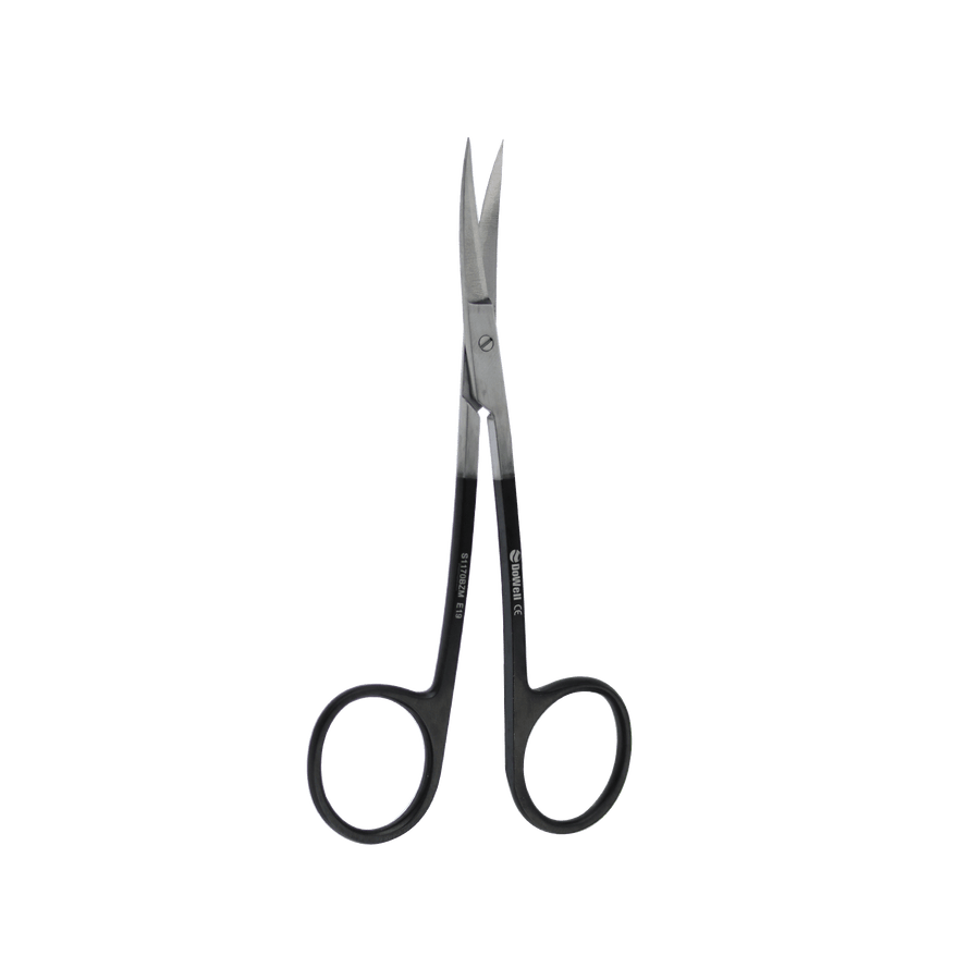 DR. ZIV MAZOR Gum Scissors LA GRANGE TC CVD 11.5CM - BLACK TITANIUM