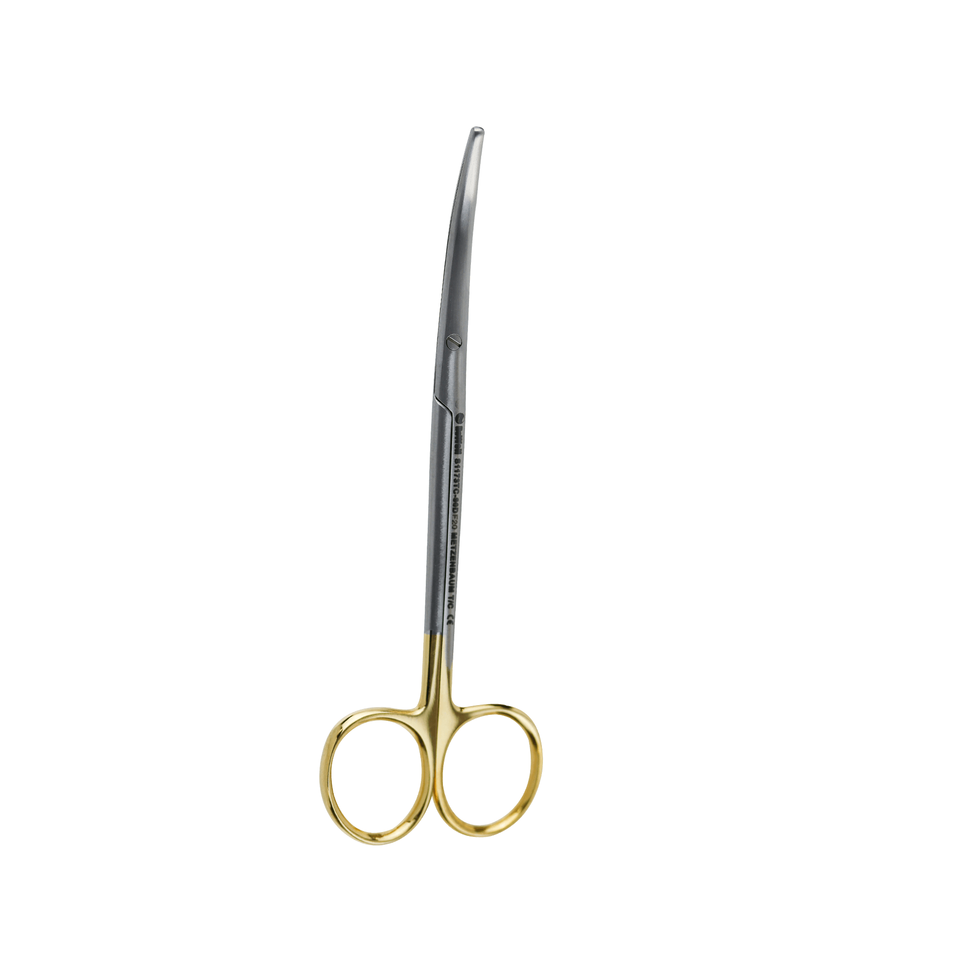 Surgical Gum Tissue Scissors Serrated T/C- Metzenbaum Curved 14.5Cm