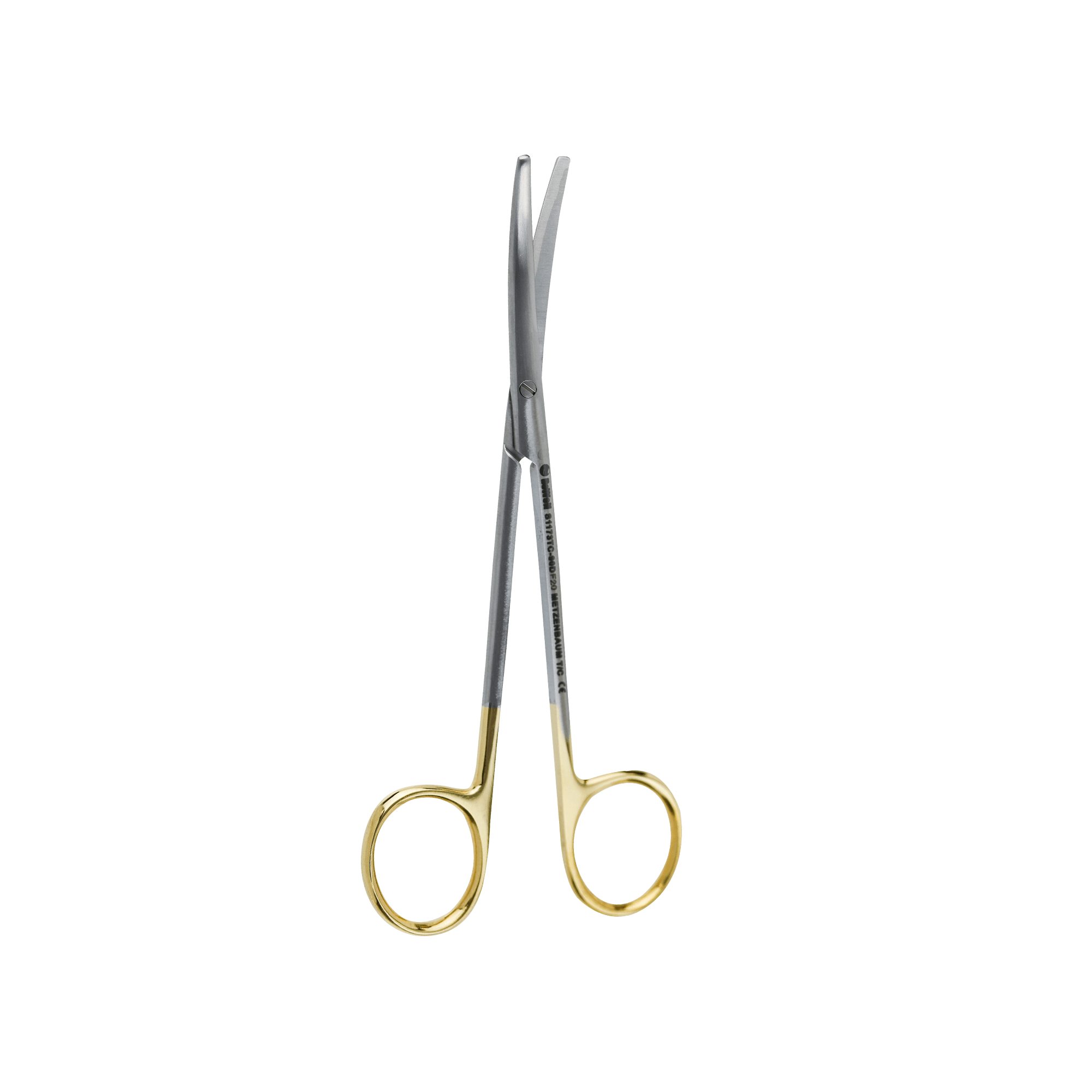 Surgical Gum Tissue Scissors Serrated T/C- Metzenbaum Curved 14.5cm