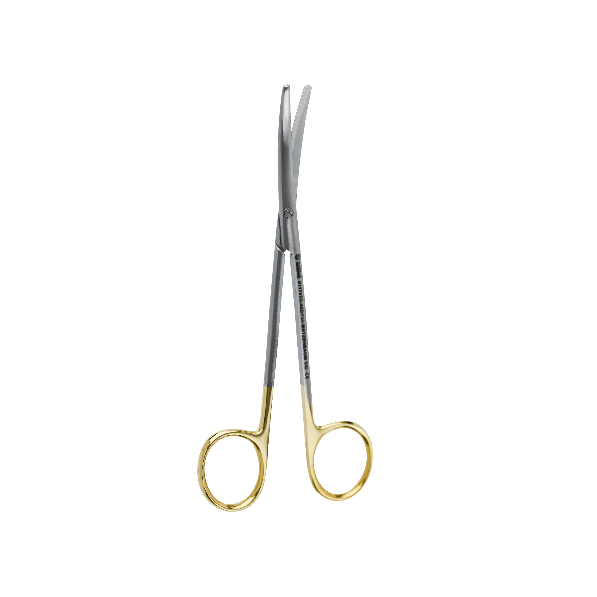 Surgical Gum Tissue Scissors Serrated T/C- Metzenbaum Curved 14.5Cm