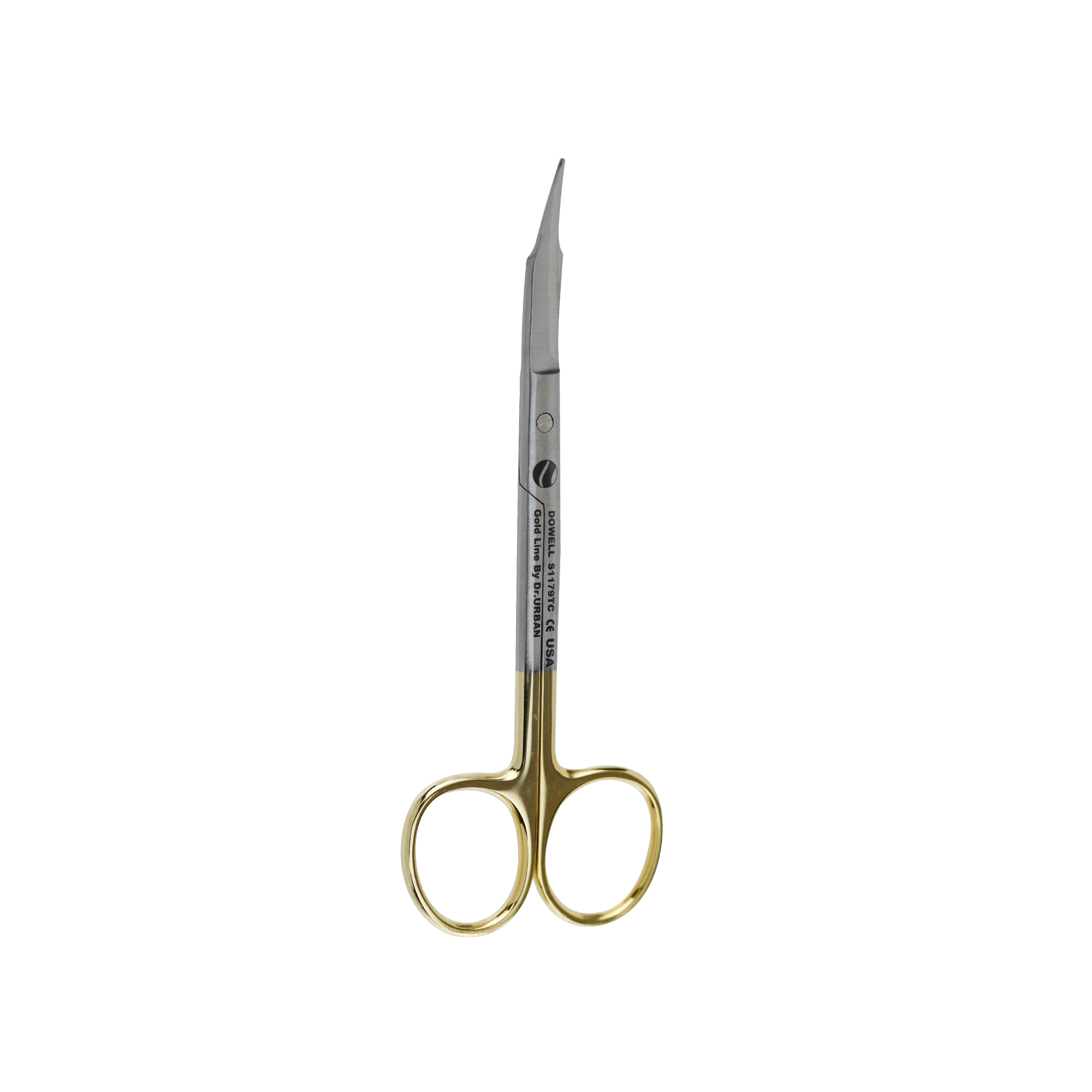 Surgical Gum Tissue Scissors Serrated T/C tips Goldman Fox scissors Curved 13Cm