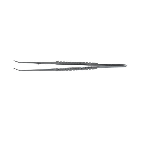 Gerald Tissue Forcep 18cm - Curved. Tissue forcep.