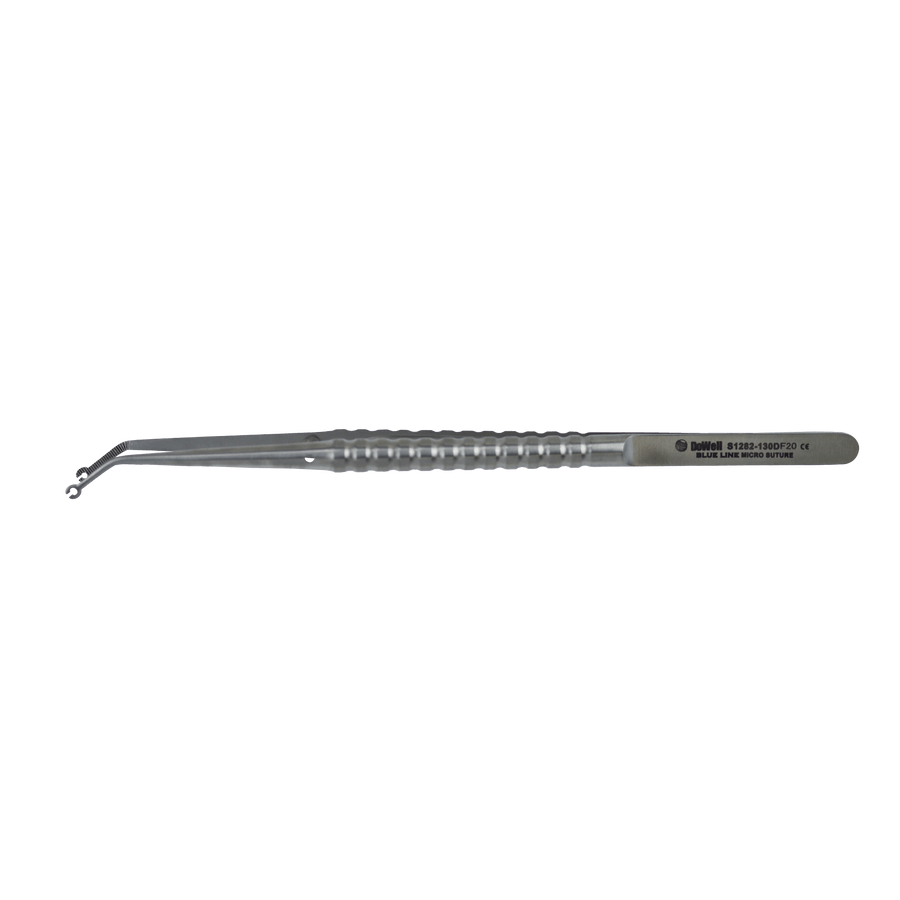 Micro Surgery Periodontal Micro Suture and Membrane Tweezers - Blue Titanium