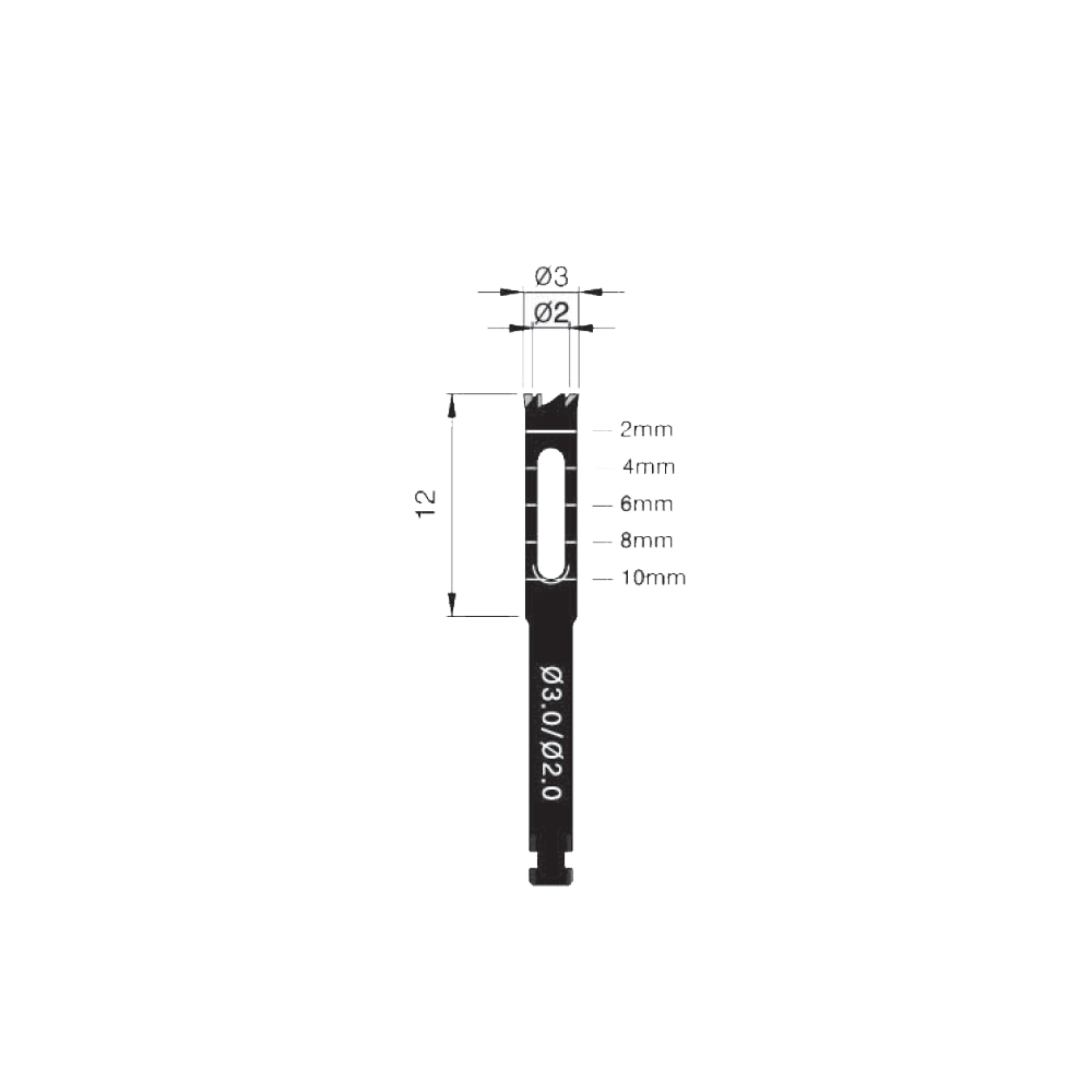 Trephine Bur 3.0/2.0mm