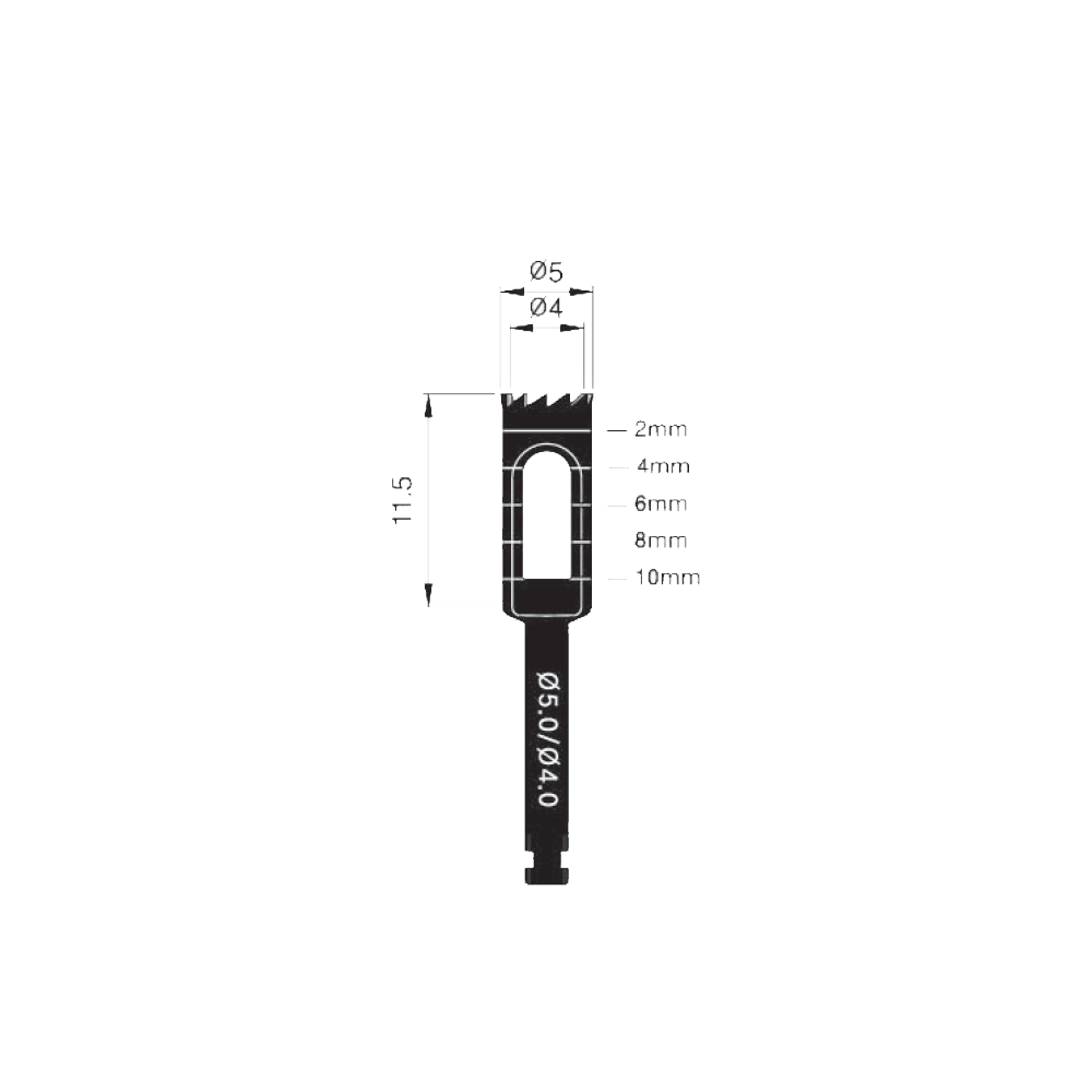 Trephine Bur 5.0/4.0mm