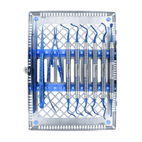 Periodontal Microsurgery VISTA 2 Tunneling Instruments Kit 9pc-Blue Titanium